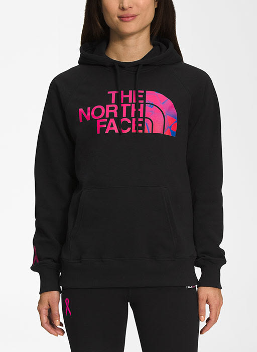 North face pink ribbon hoodie sale